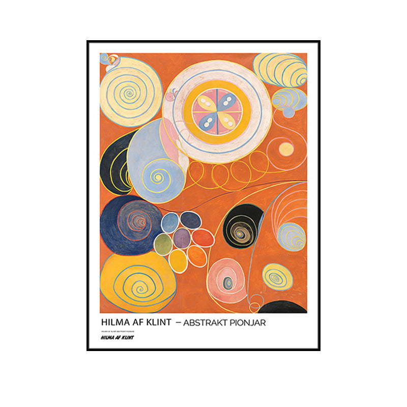 Framed Abstract Expressionist Art Print
