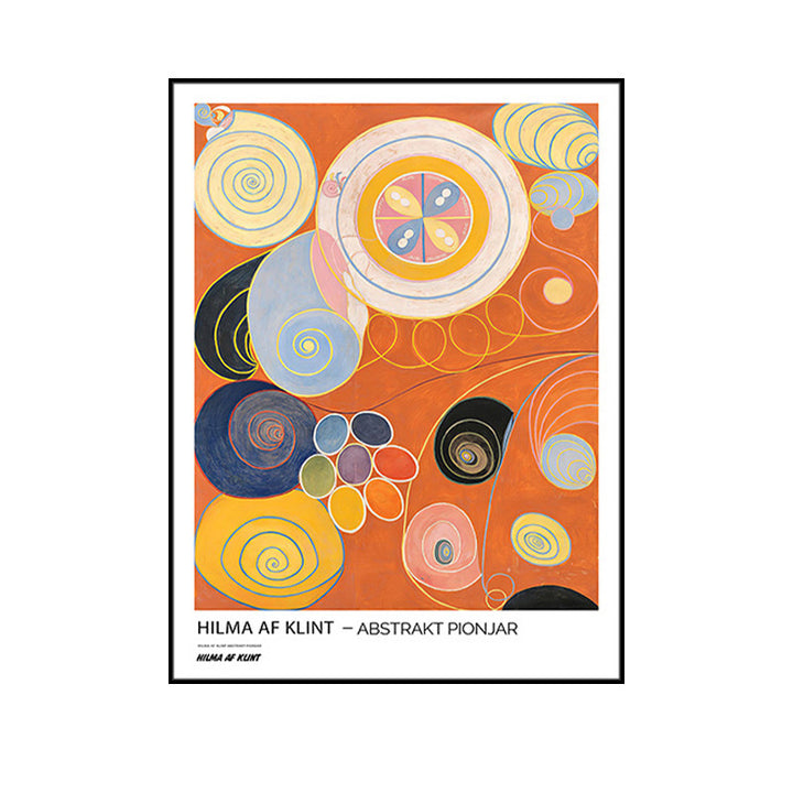 Framed Abstract Expressionist Art Print