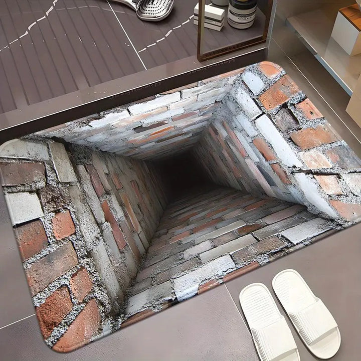 3D Illusion Welcome Mat