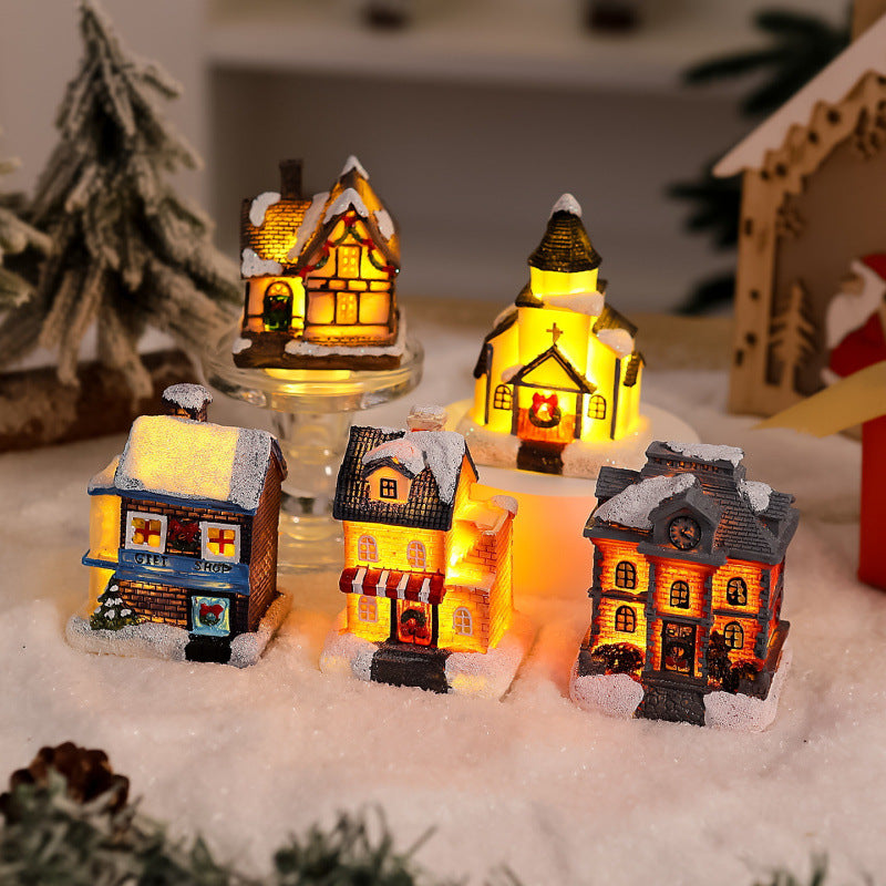 Illuminated Christmas tree decoration figure