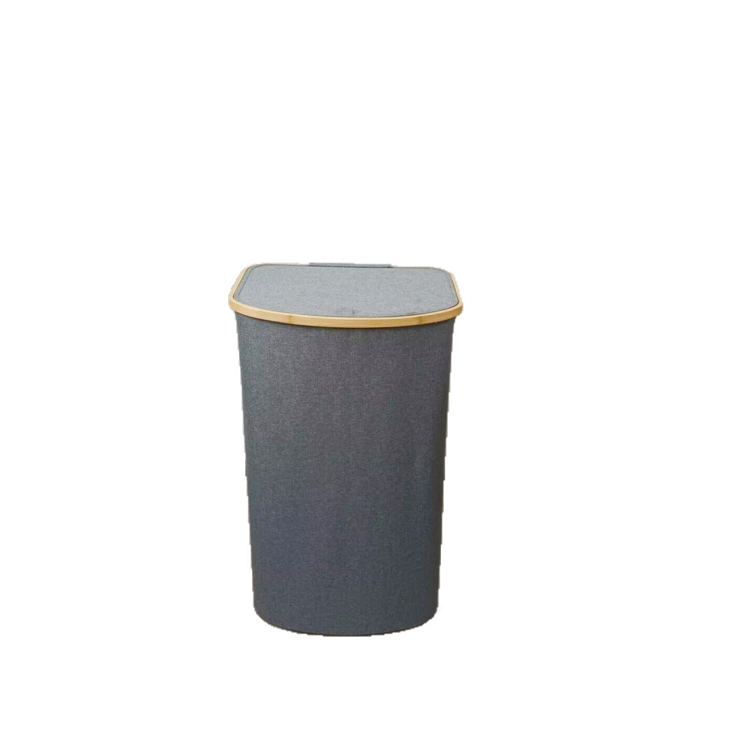 Modern laundry basket with removable lid