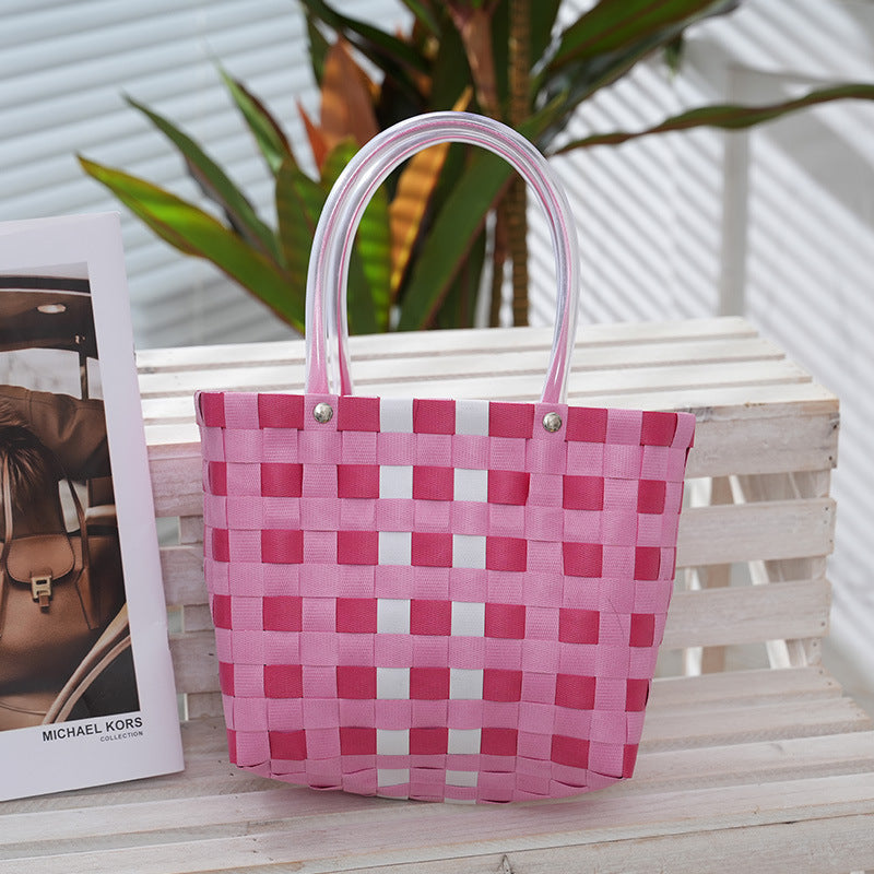 Woven Basket Bag