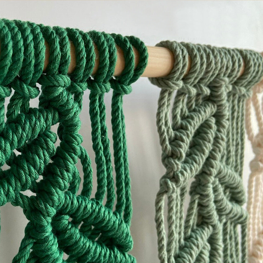 Leaf Pattern Macrame Wall Hanging