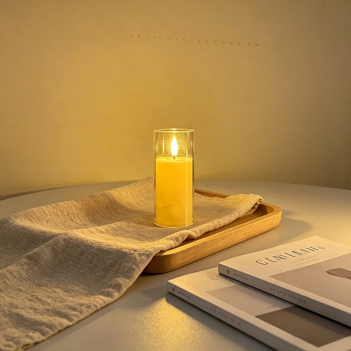 LED Scented Candle with Flame Effect