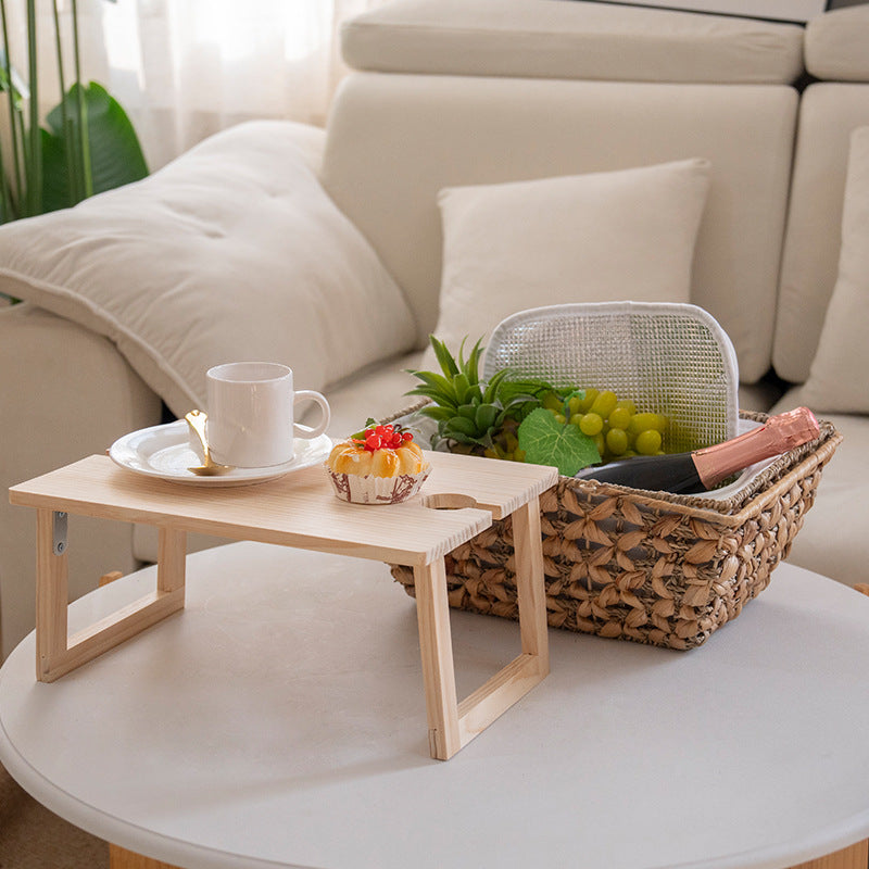 Decorative storage basket with transparent lid
