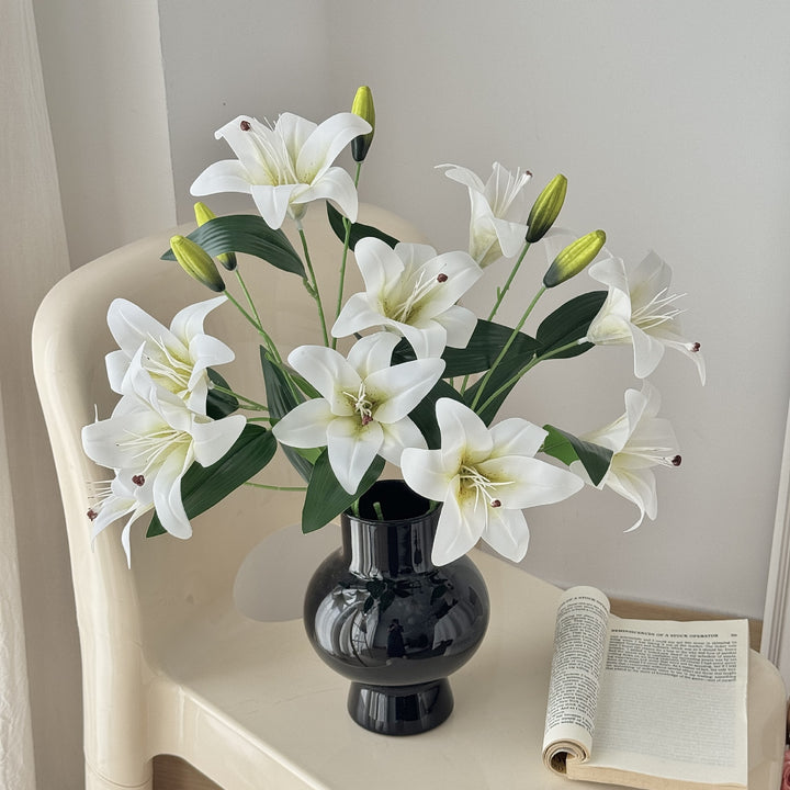 Decorative Faux Lily Stem for Floral Arrangements