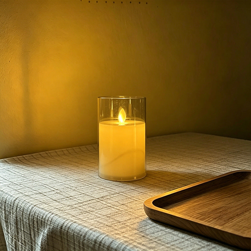 LED Scented Candle with Flame Effect