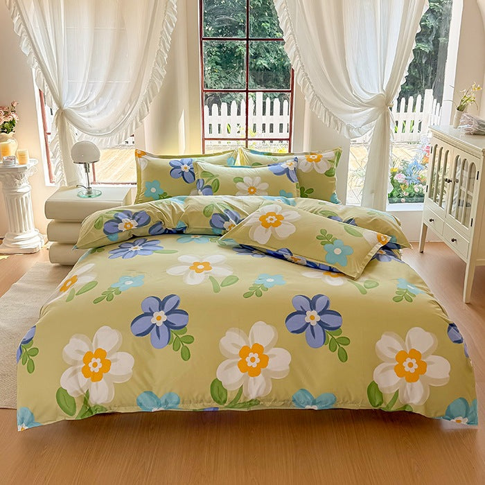 Luxury Floral Print Bedding Set