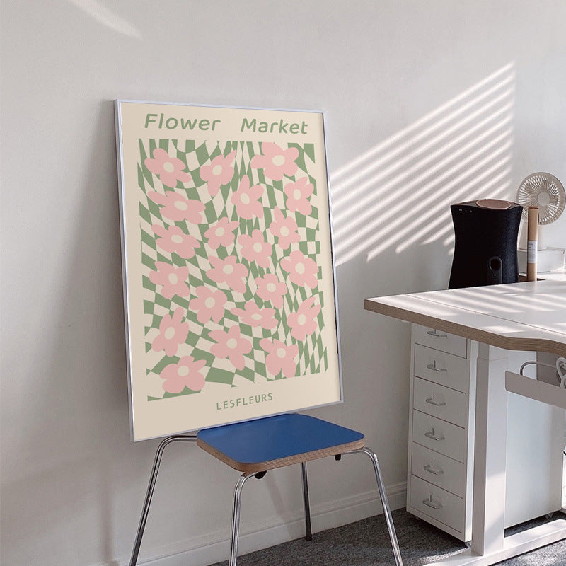 Floral Pattern Wall Art Print