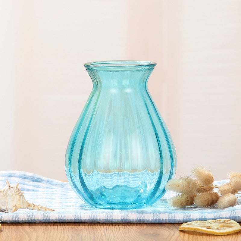 Elegant Curved Glass Vase