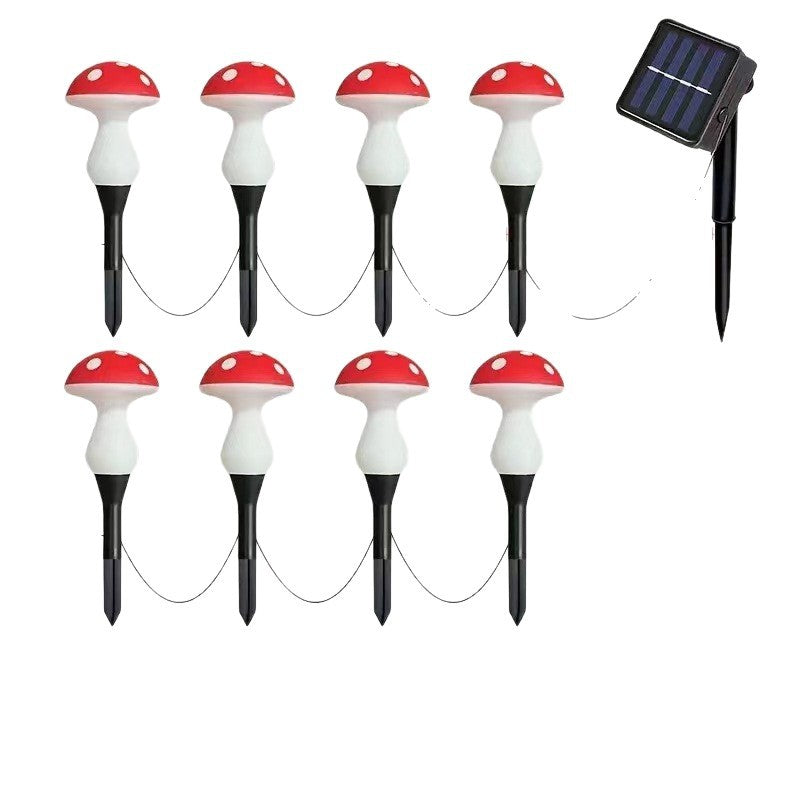 Decorative Solar Mushroom Garden Stake Lights