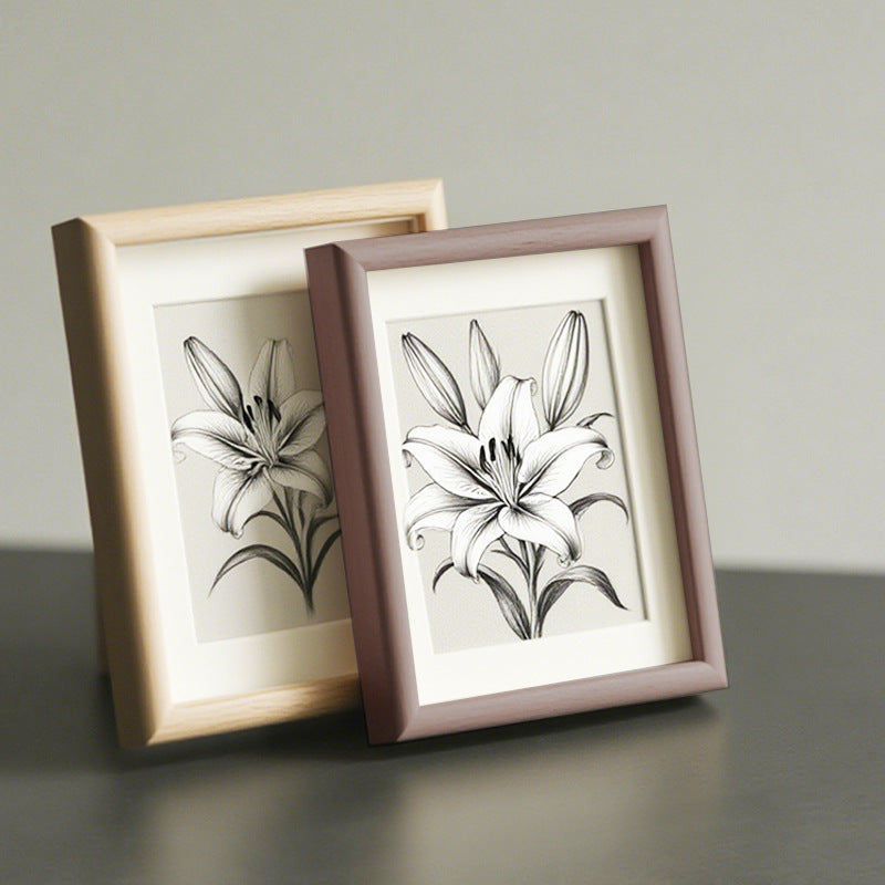 Elegant Botanical Illustration Frame