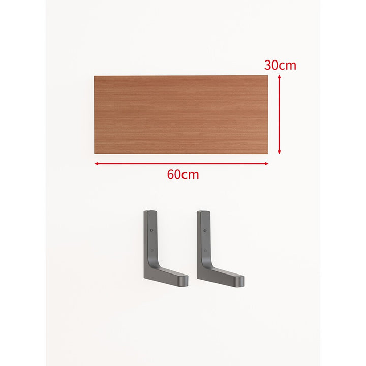 Long Narrow Floating Wall Shelf Kit with Concealed Heavy-Duty Brackets
