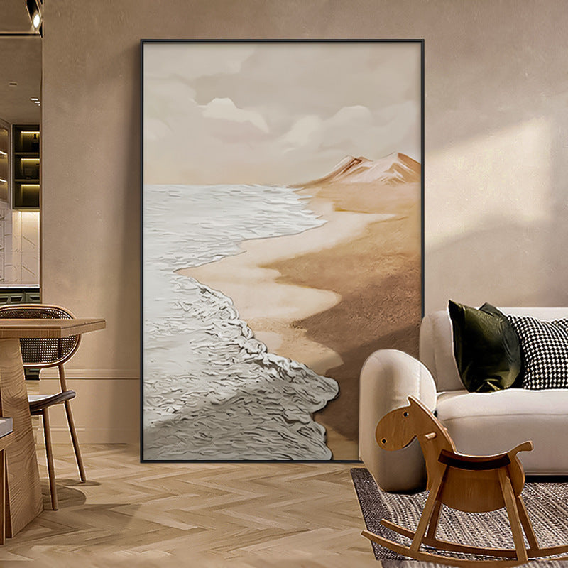 Coastal Beach Landscape Framed Wall Art