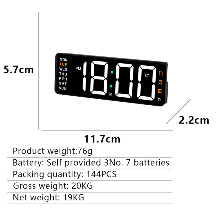 Digital Wall Clock