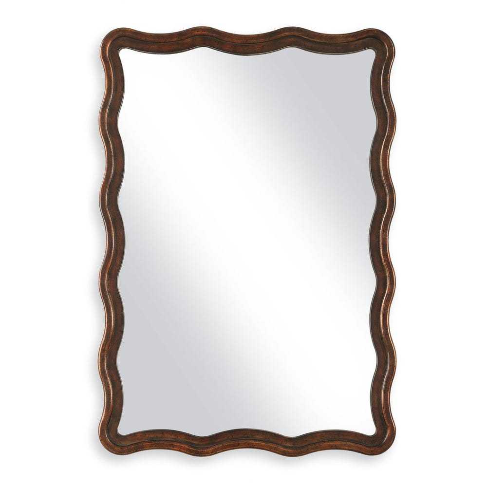Decorative Wave Edge Wall Mirror