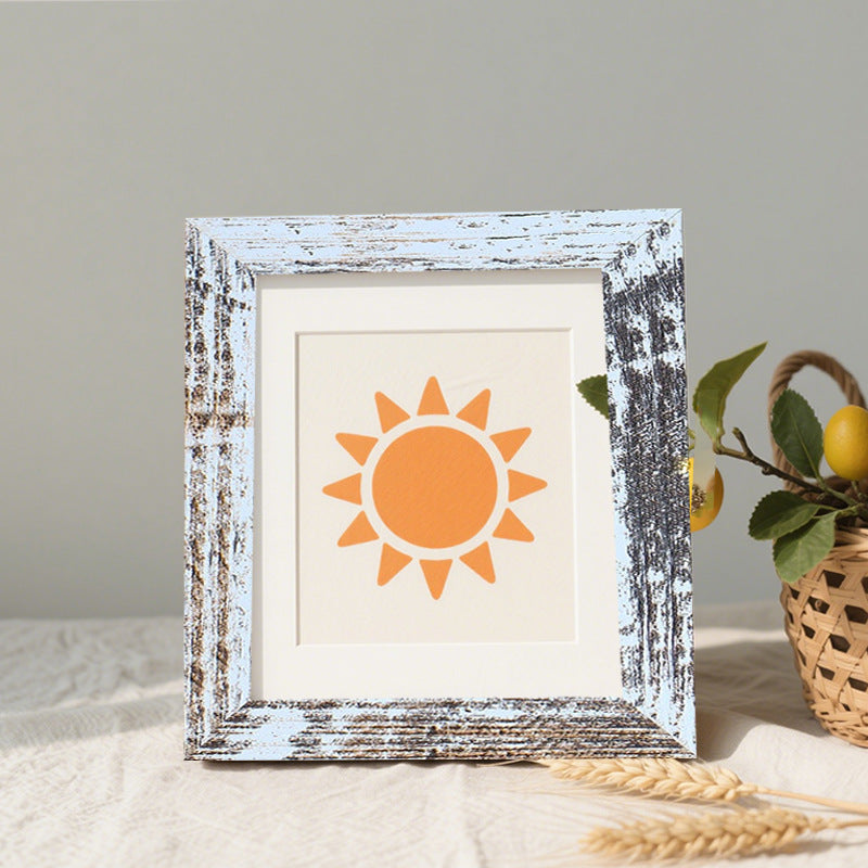 Minimalist Sun-Themed Art Print Frame