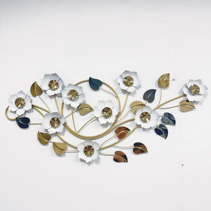 Floral Metal Wall Art Decor