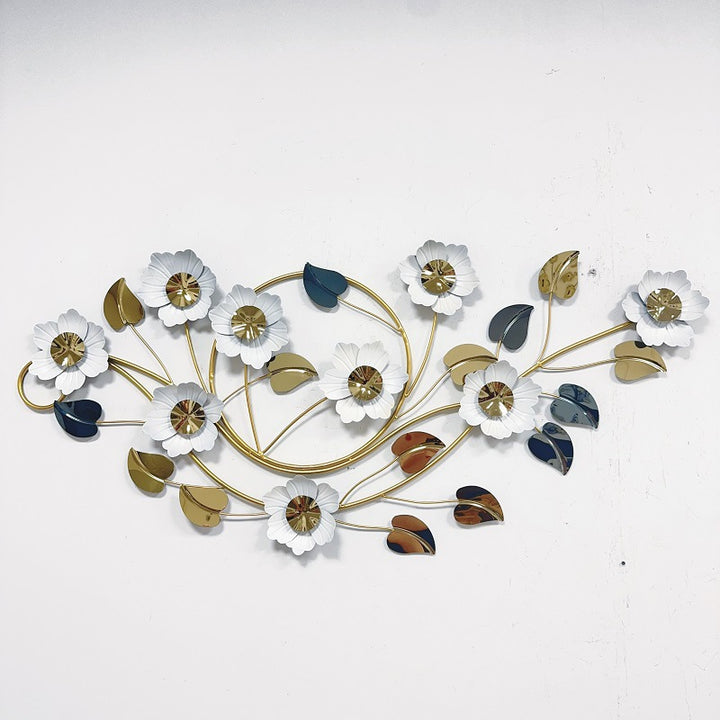 Floral Metal Wall Art Decor