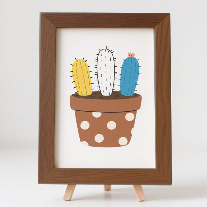 Decorative Cactus Art Print Frame