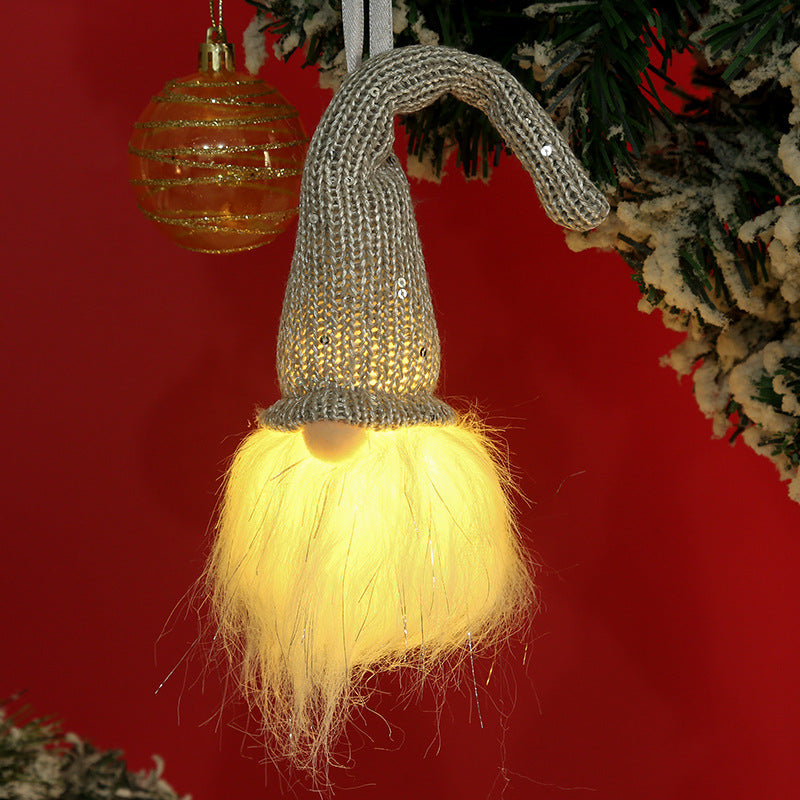 Cute LED Santa Claus Hanging Decoration