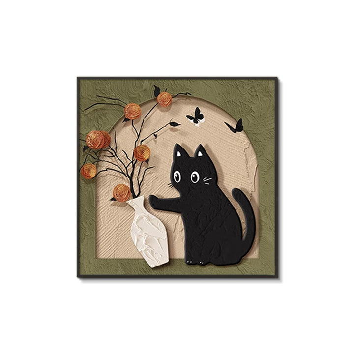 Decorative Cat-Themed Wall Art