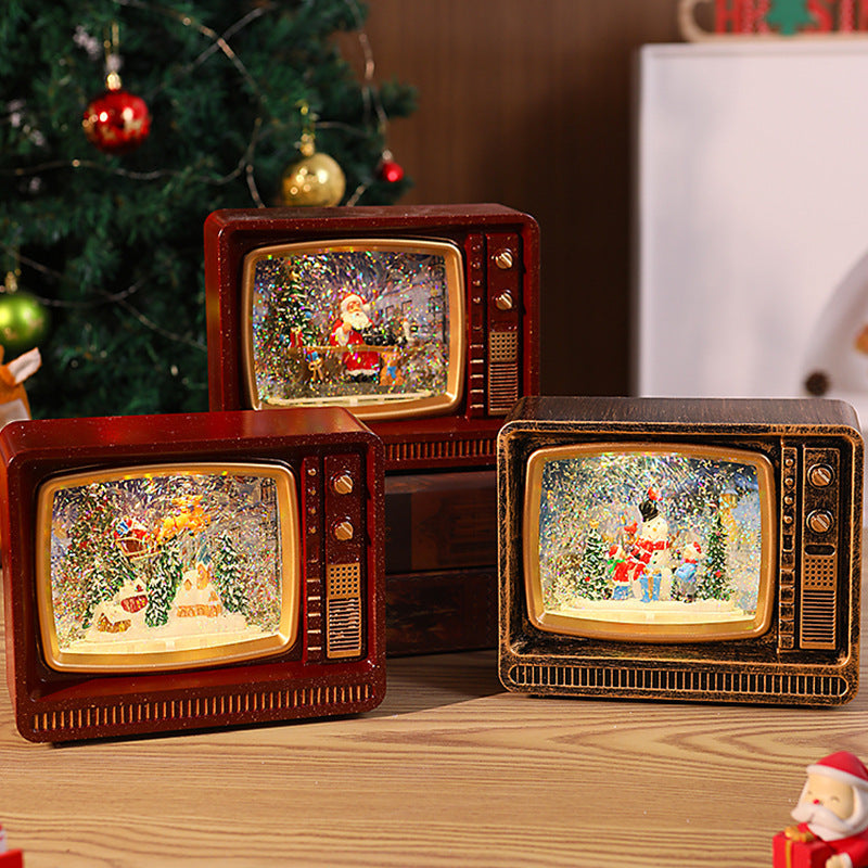 Nostalgic Snow Globe TV