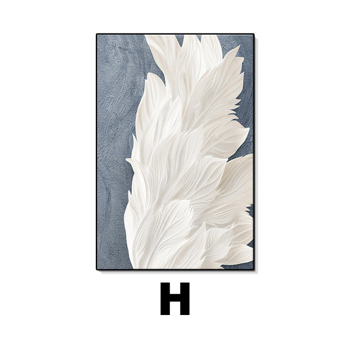 Elegant Floral Textured Wall Art