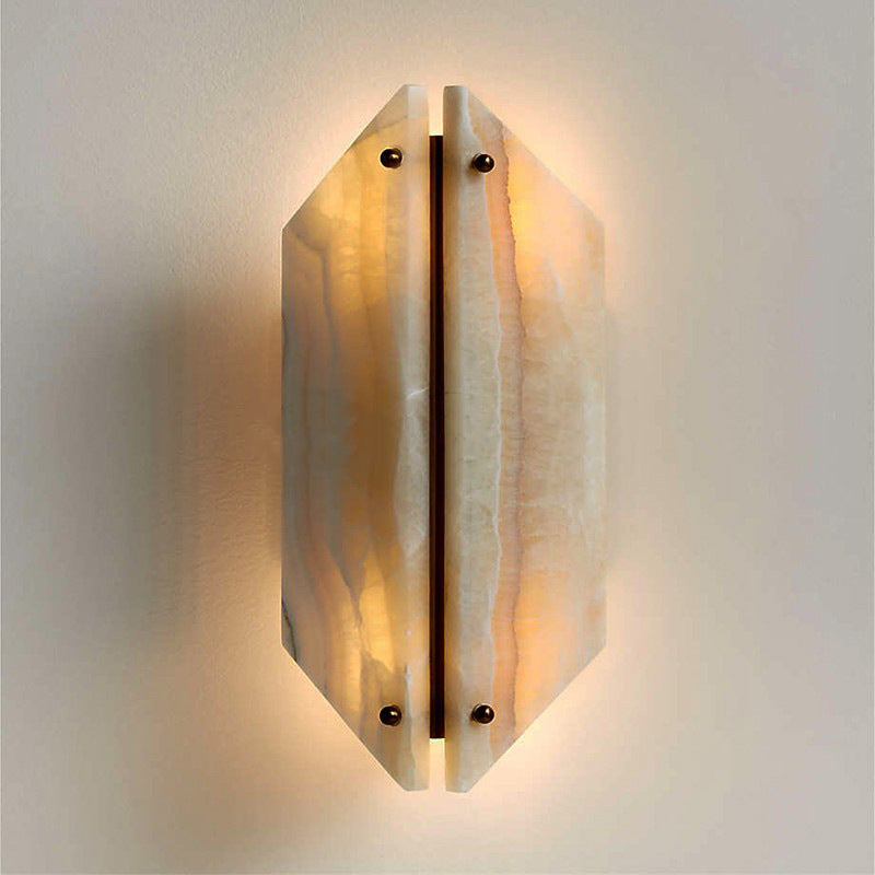 Elegant Stone Wall Sconce