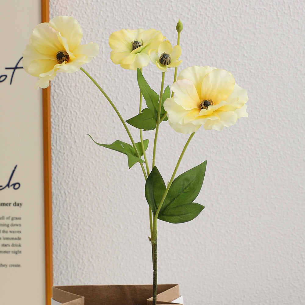 Artificial Poppy Flower Bouquet