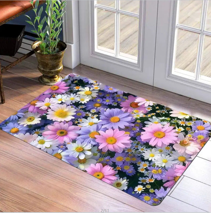 Decorative Floral Area Mat