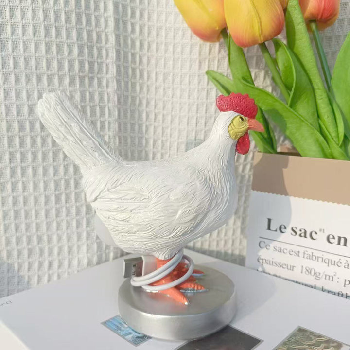 Table lamp in chicken shape