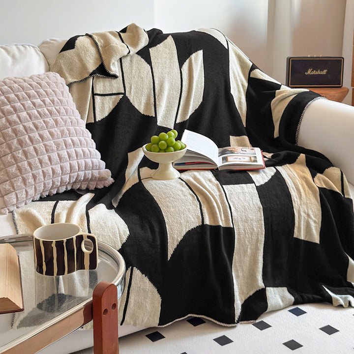 Abstract Patterned Throw Blanket