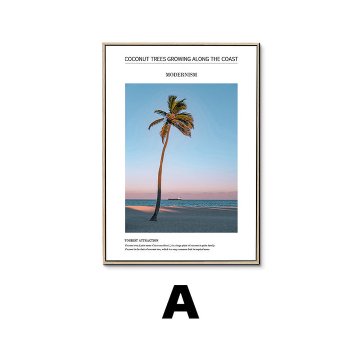 Coastal Landscape Framed Art Print