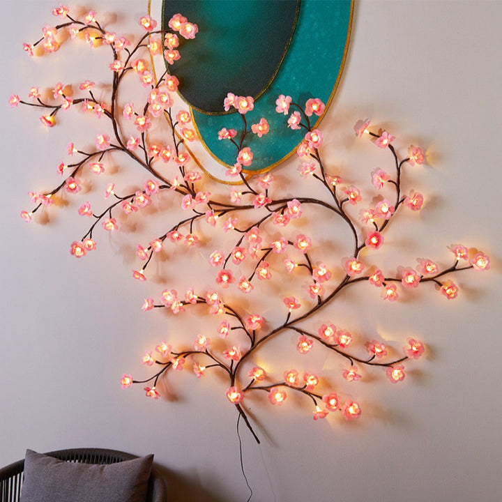 Ornate LED Cherry Blossom Wall Light