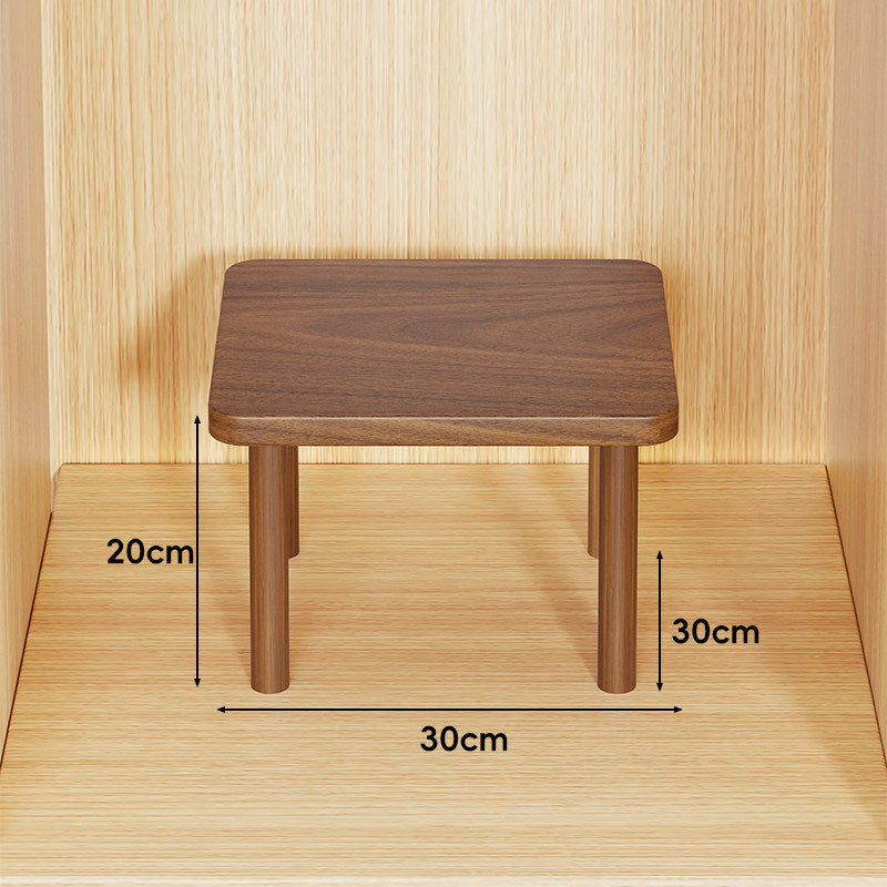 Adjustable Multi-Height Wooden Monitor Riser and Desktop Shelf