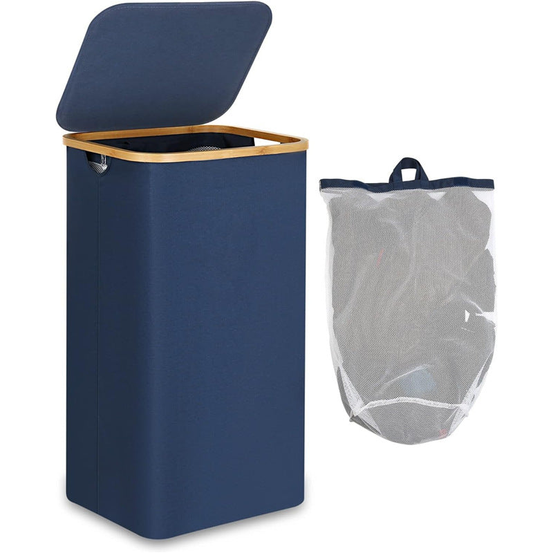 High-quality laundry container with removable inner bag