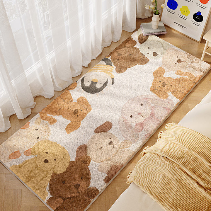 Playful Animal-Themed Runner Mat