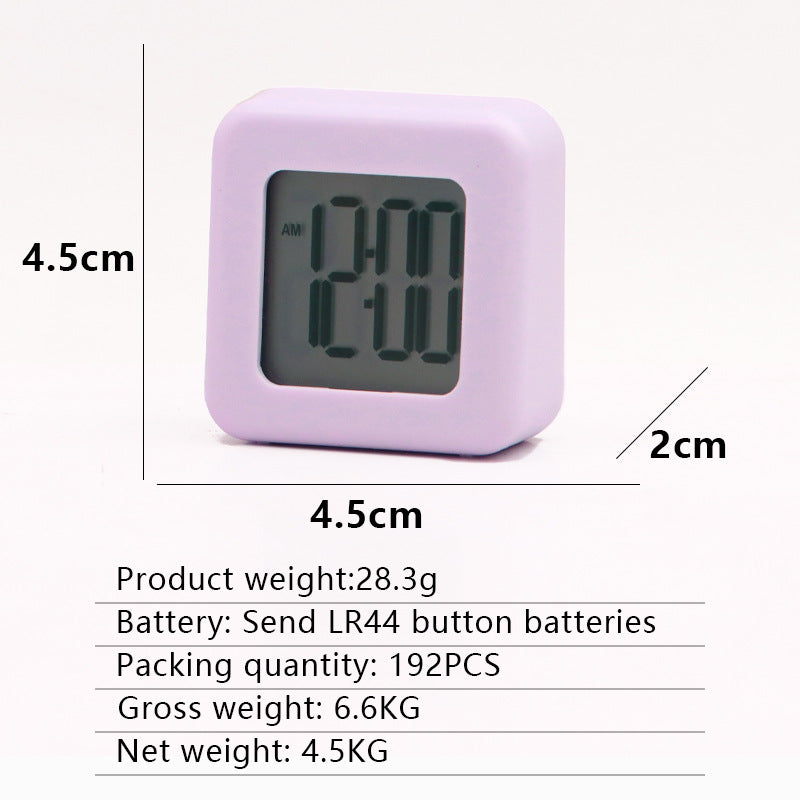 Digital alarm clock with large dial and alarm function