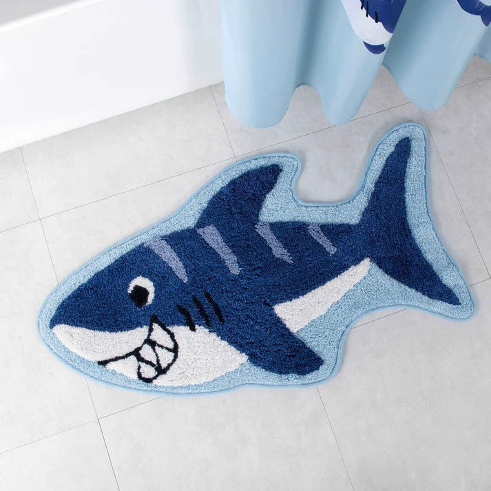 Wave Pattern Plush Area Rug