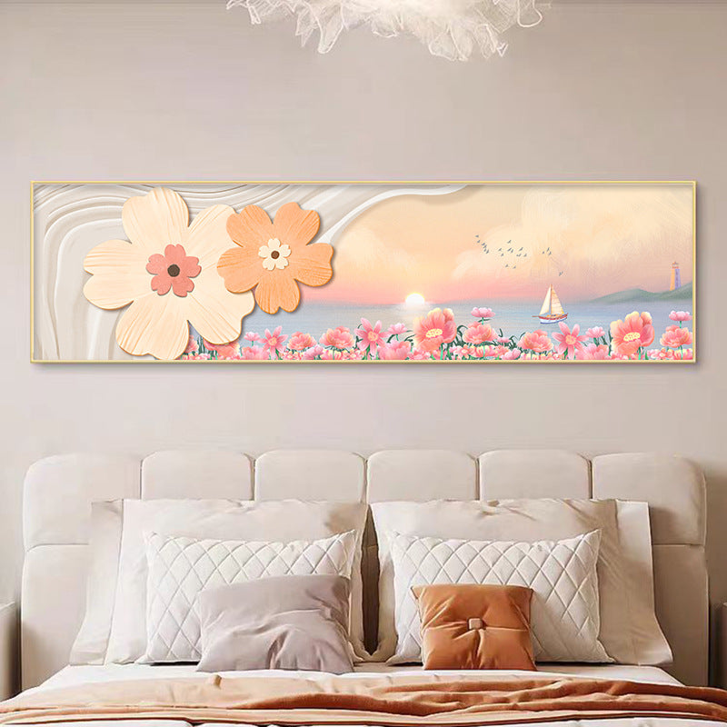 Elegant Feather-Inspired Canvas Wall Art