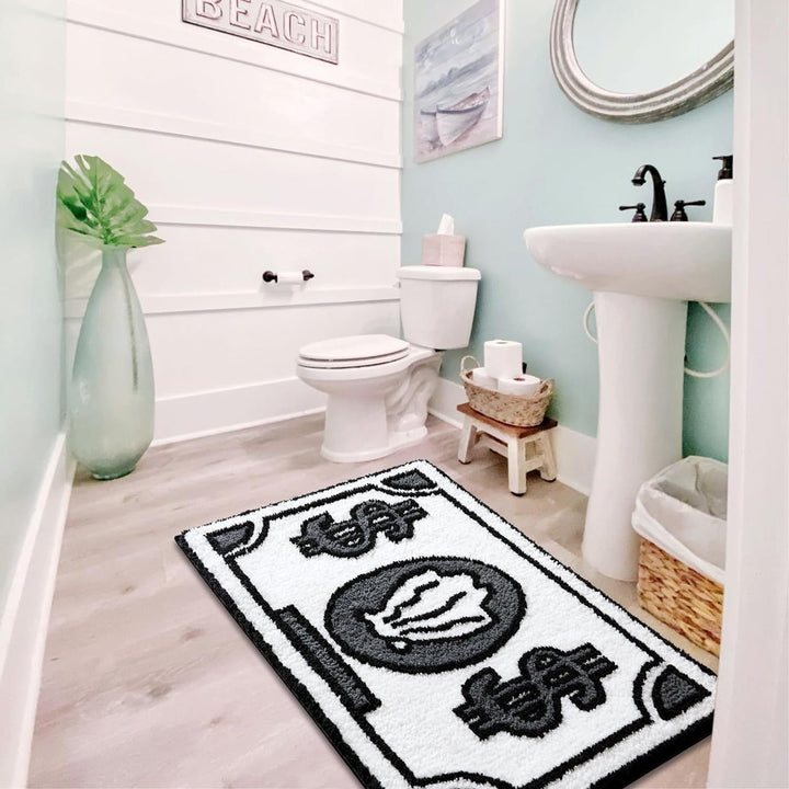 Decorative Beach-Themed Bath Mat