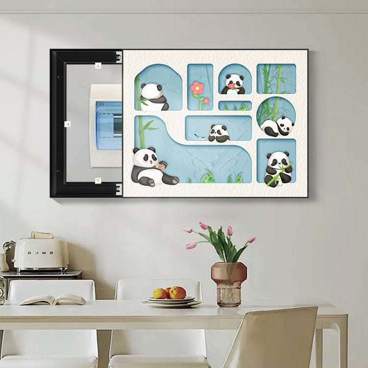 Decorative Panda-Themed Picture Frame