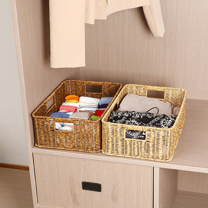 Handwoven Rustic Storage Basket