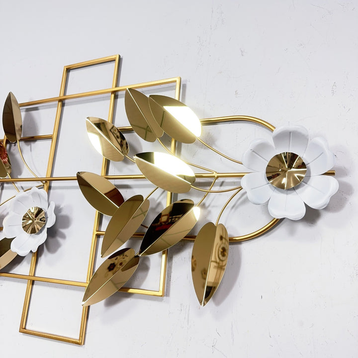 Elegant Botanical Wall Art Sculpture