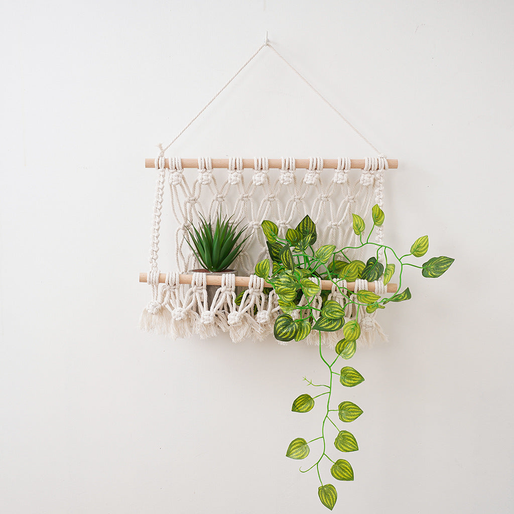 Artistic Macrame Wall Hanging Organizer