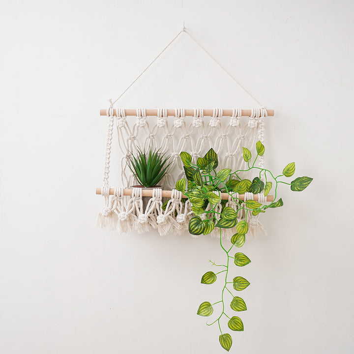 Artistic Macrame Wall Hanging Organizer