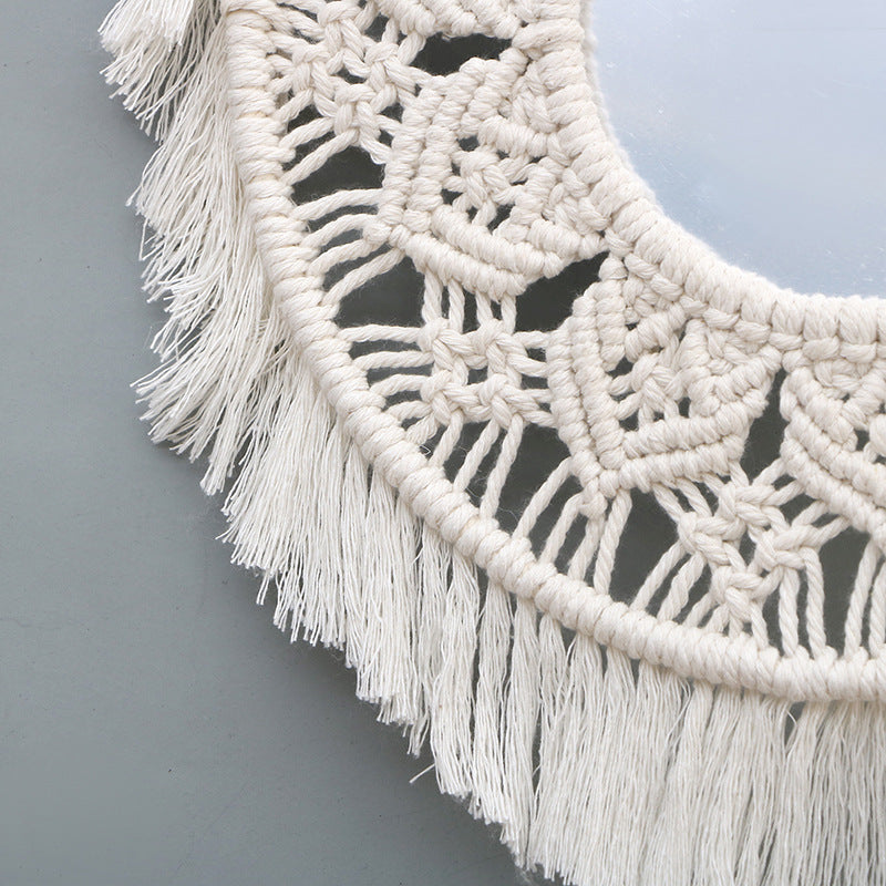 Decorative Macrame Mirror