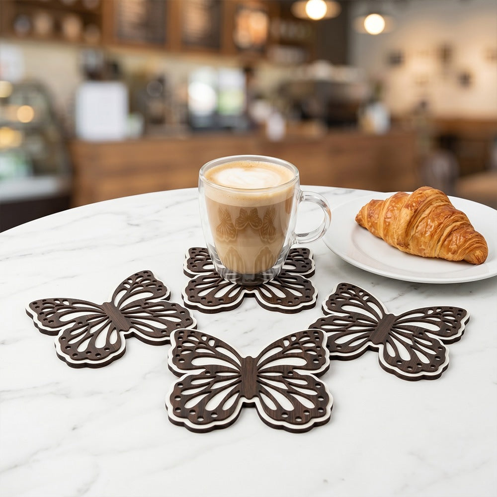 Decorative Butterfly Wooden Figure