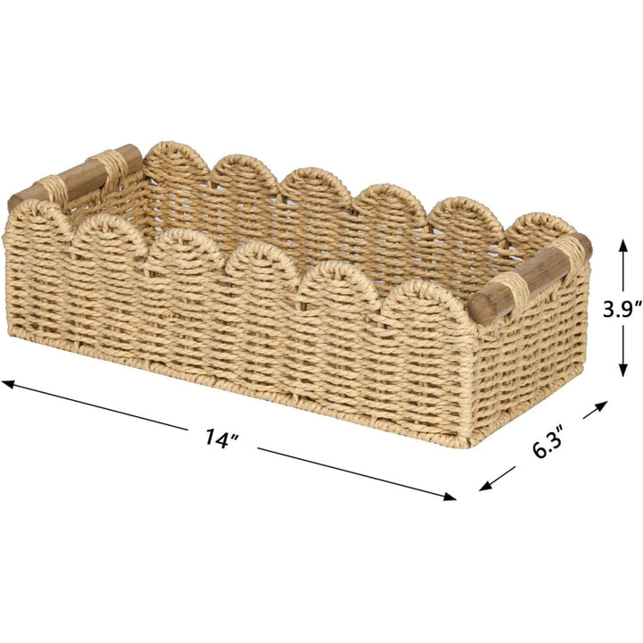 Woven Storage Caddy Basket